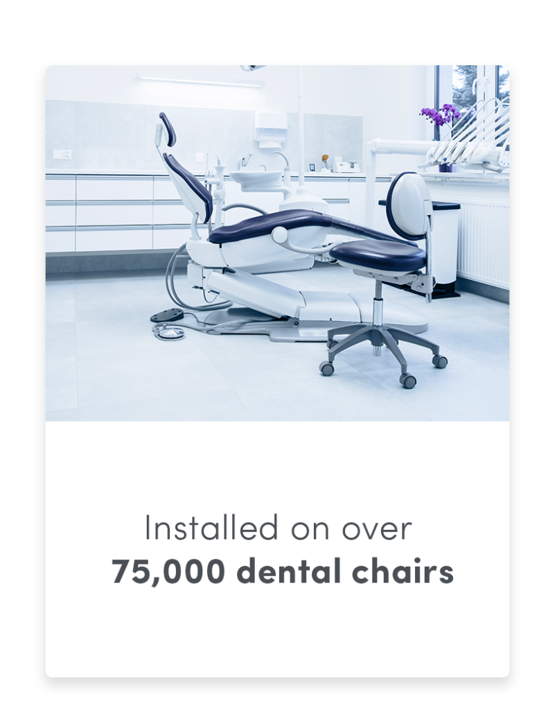 75k dental chairs installed with Isolite